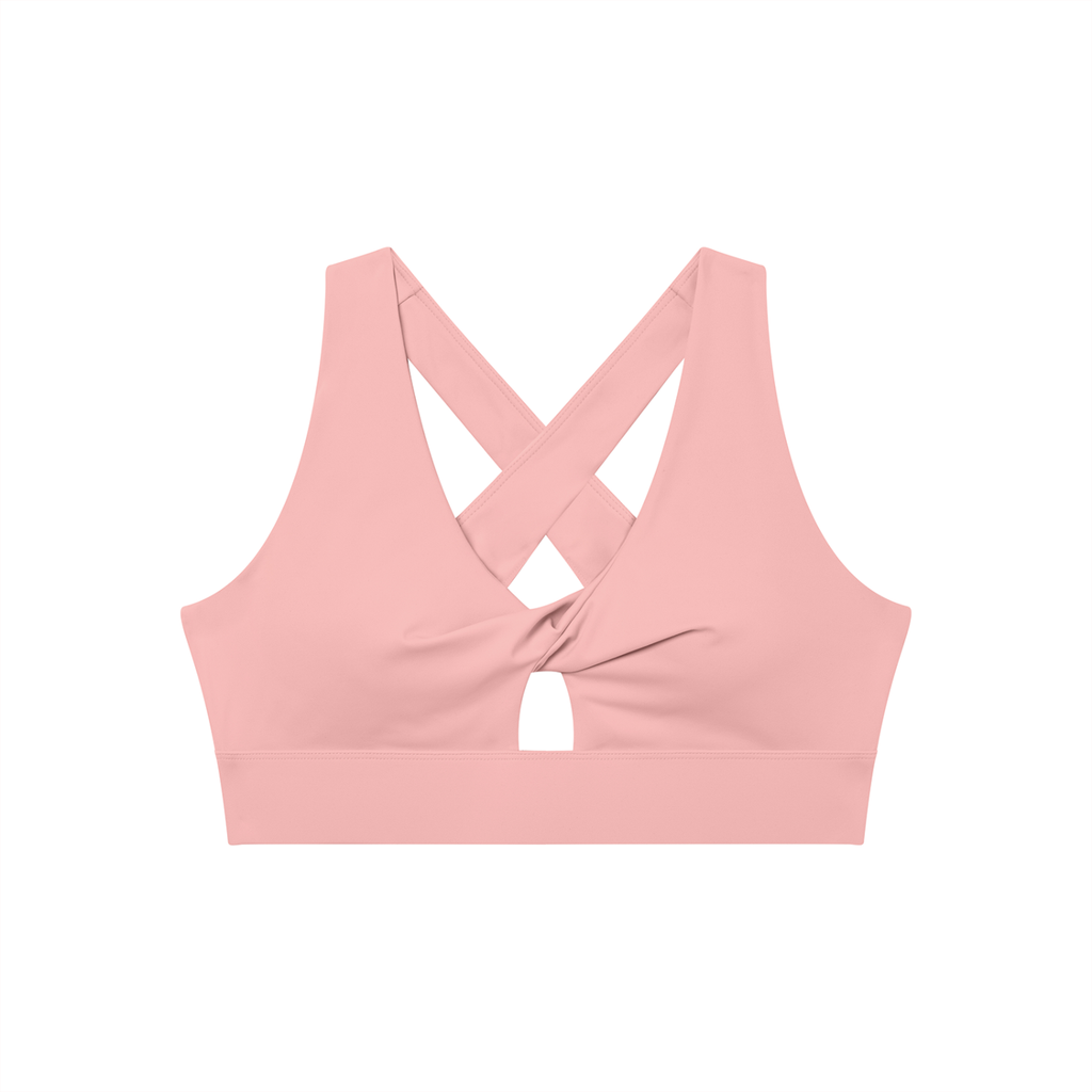 Women's Twist Front V-Neck Sports Bra