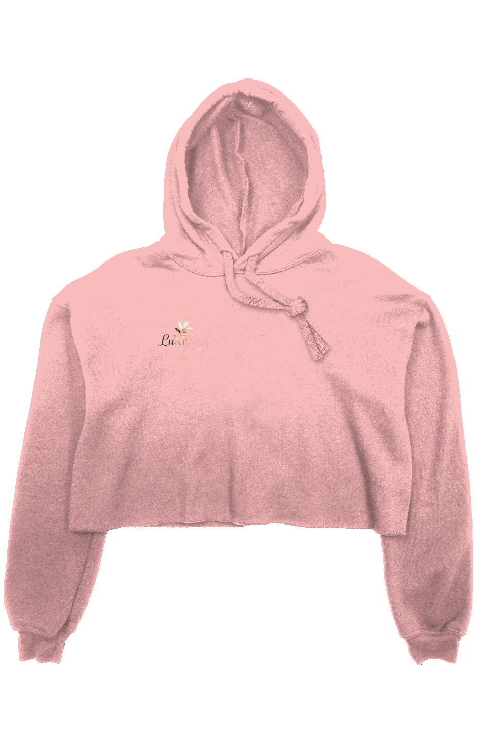 crop fleece hoodie