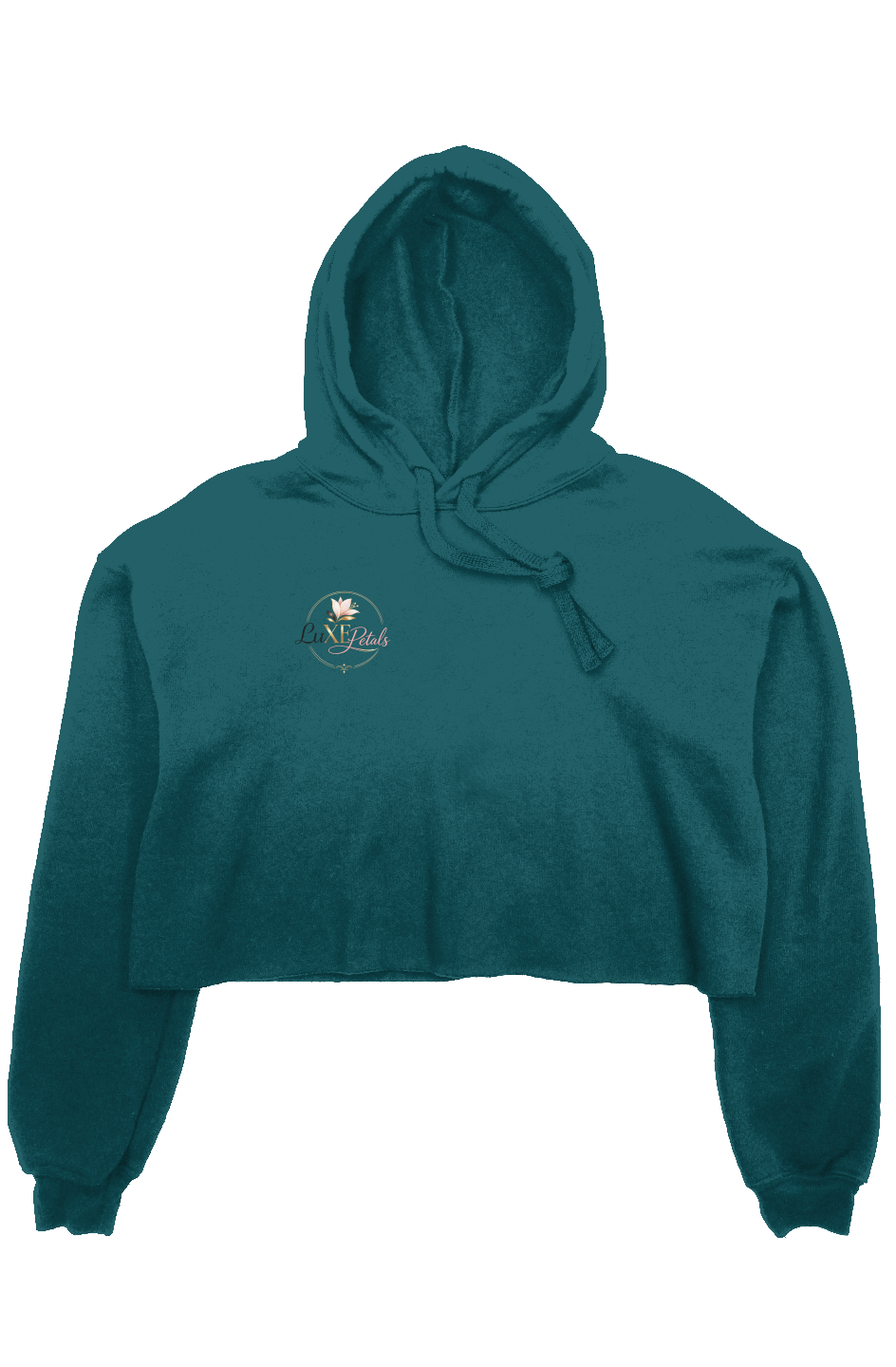crop fleece hoodie