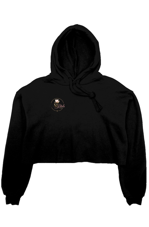 crop fleece hoodie
