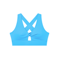 Women's Twist Front V-Neck Sports Bra