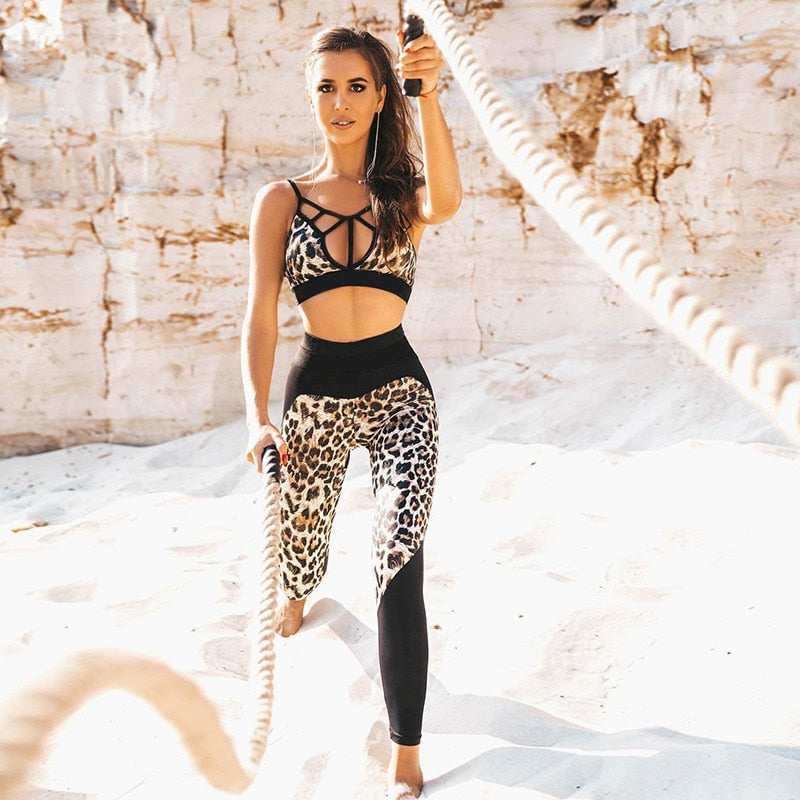 Women Sportswear Female Yoga Set Sexy Fitness Gym Wear Running Workout Clothing